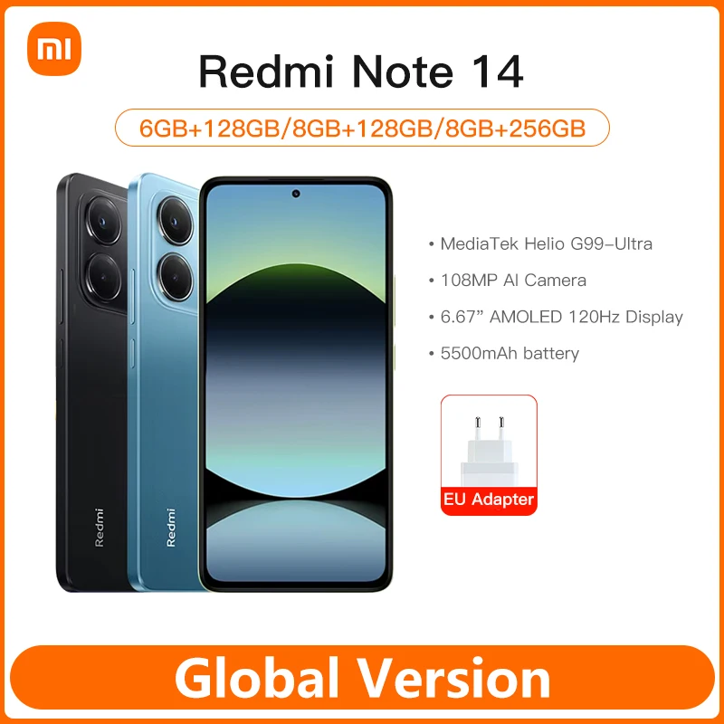 yZ[zXiaomi-Redmi Note 14O[oo[WJ,mediatek helio G99-Ultra,108mp aiJ,6.67C`Amoled,120hzfBXvC,5500mah