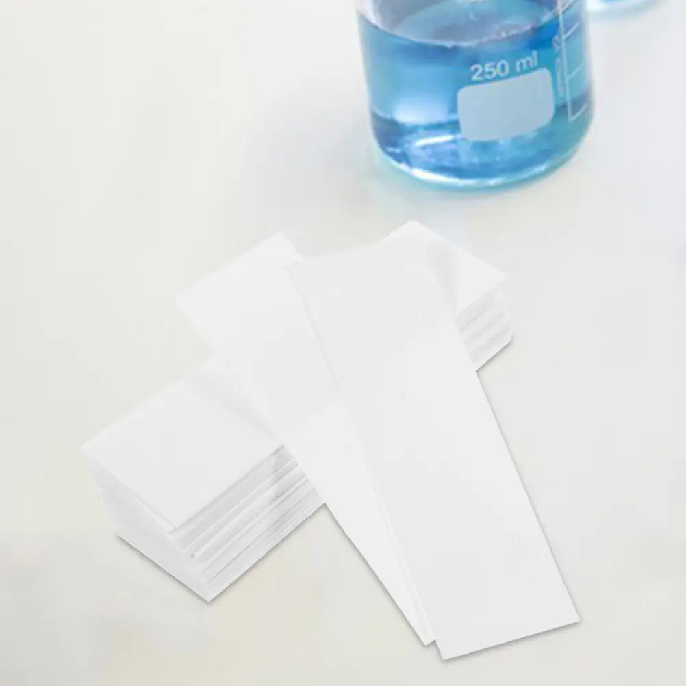 

100Pcs Lab Filter Paper Sheets High Transparency Absorption Capacity Impurity Removal for Microscope Cleaning Chemistry Biology