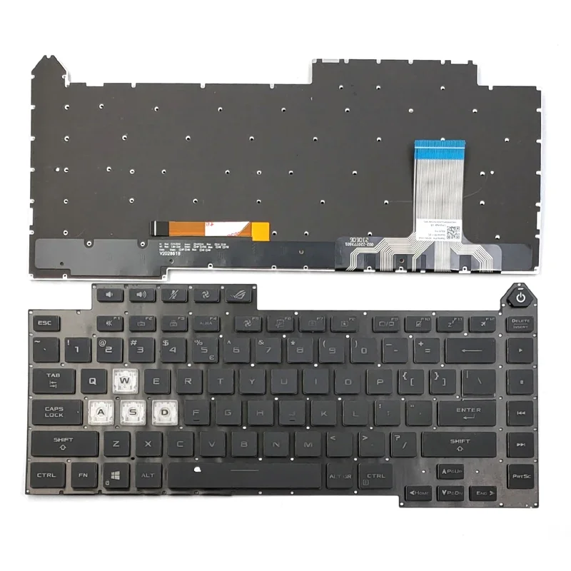 New For Asus ROG Strix G15 G513 G513IC G513IE G513IE-PH74 G513IM G513Q G513QM G513QY G533 Laptop Keyboard US Backlit 2021 Model