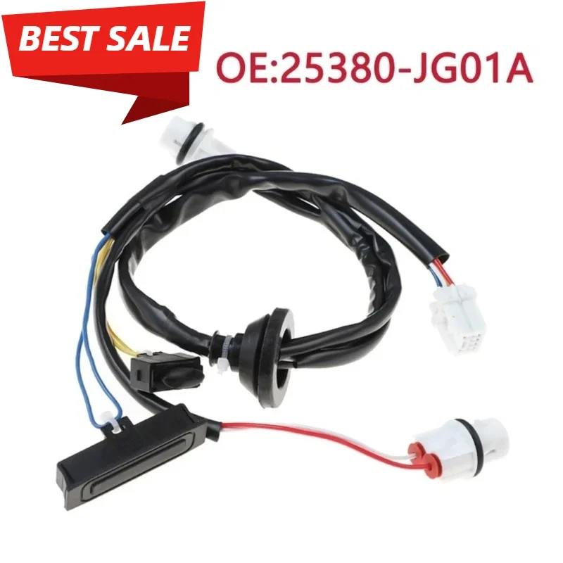 

25380-JG01A for X-trail T31 08-14 Tailgate Rear Trunk Release Boot Buttons Outside Lock Assembly