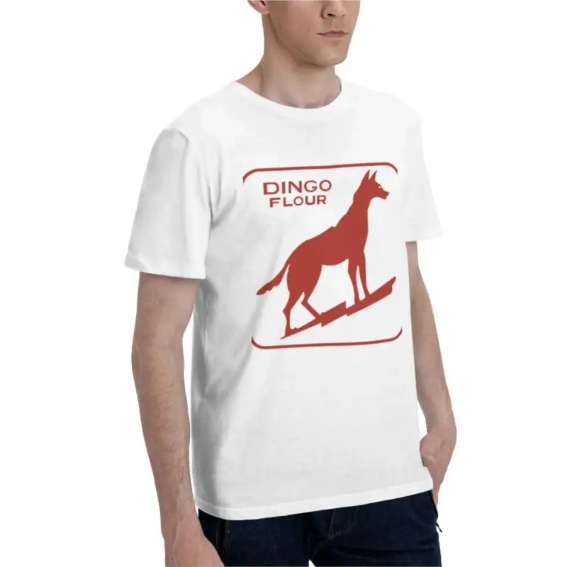 Dingo Flour Fremantle Classic T-Shirt mens tall t shirts Men's cotton t-shirt mens vintage t shirts Crew Neck t-shirt