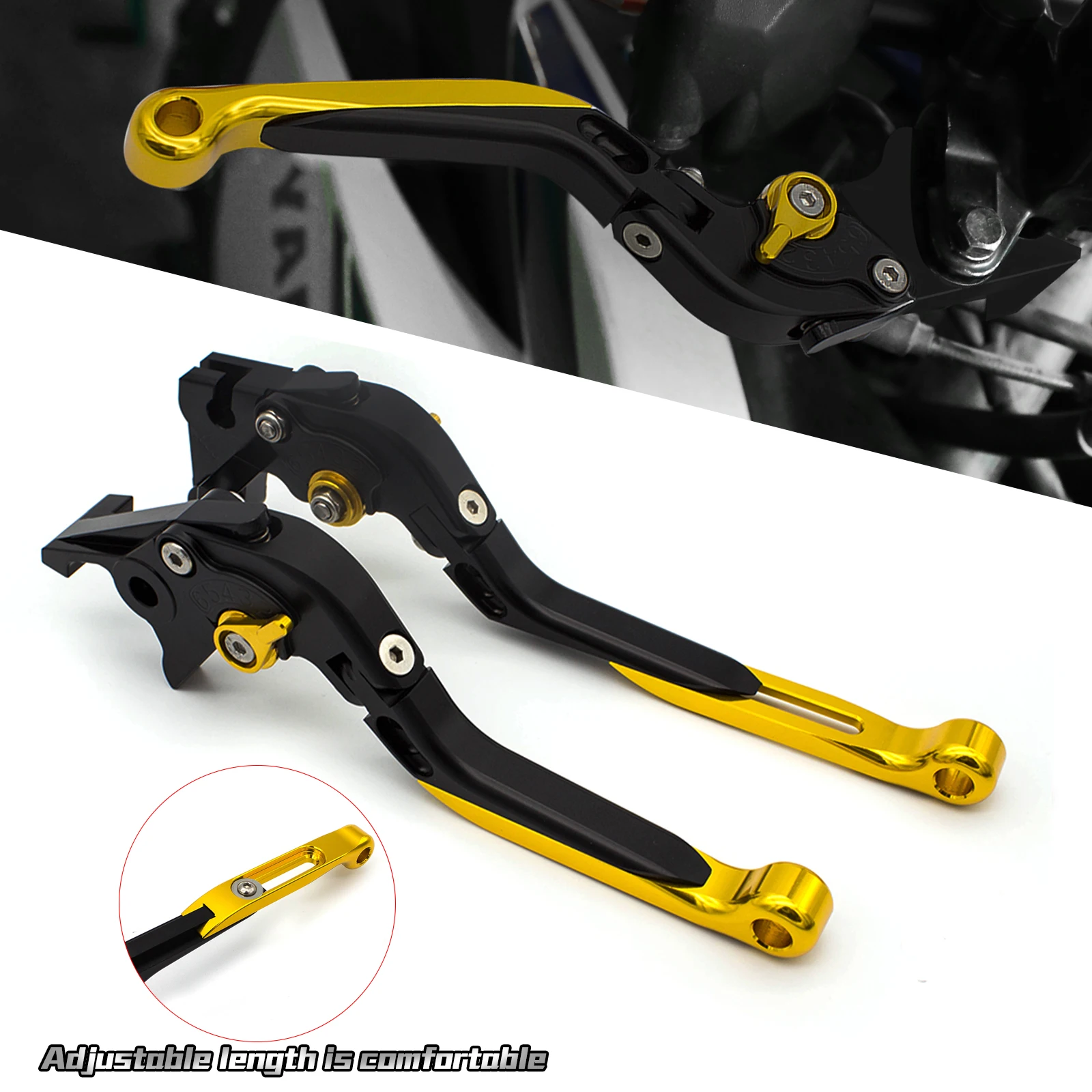 

For Aprilia RS660 Tuono 660 2020-2022 Motorcycle Folding Extendable Brake Clutch Levers Accessories For RS660 Tuono 660 2021