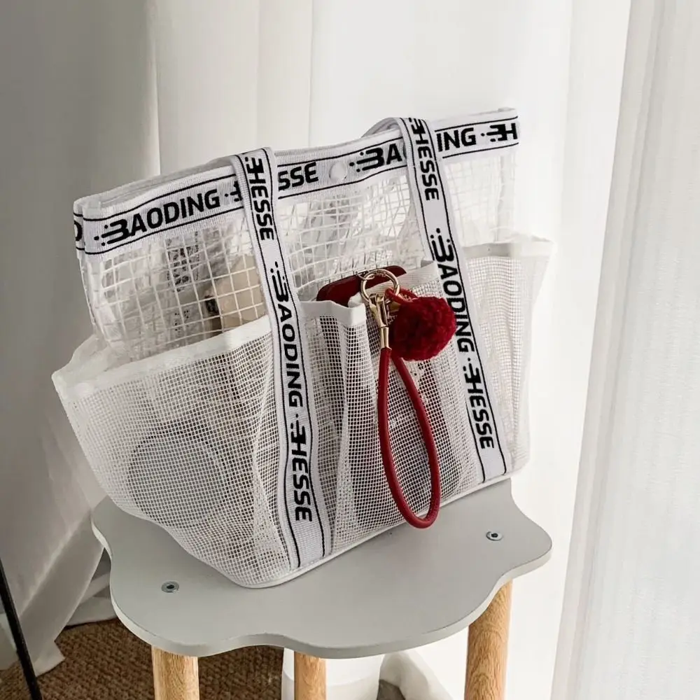NEW Waterproof Swimming Storage Bag Transparent Dry and Wet Separation Beach Bag Multi-pocket Makeup Bag Travel