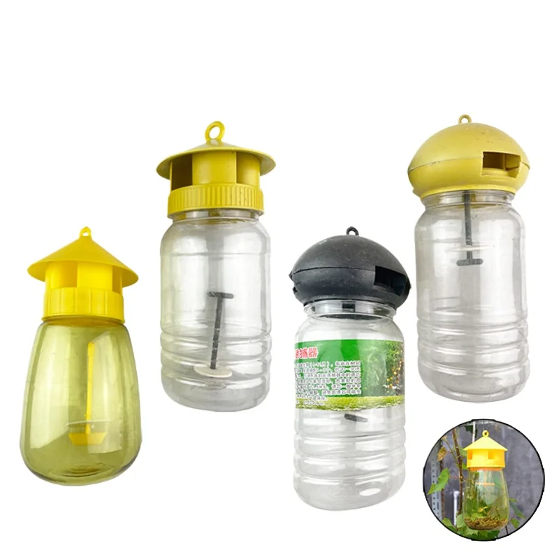 Dual Core Fruit Fly Trap, Reusable Fly Catcher for Kitchen/Garden, Non-Toxic Pest Control Trap