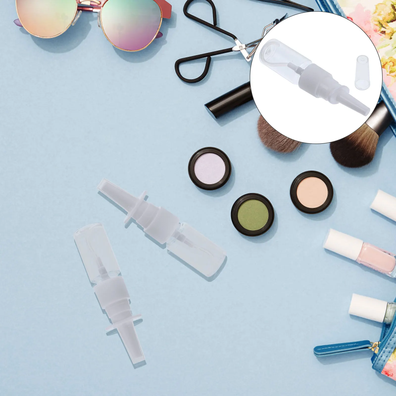 

5Pcs Plastic Spray Bottle 10Ml Nasal Spray Container Mini Refillable Leakproof Mist Sprayer for Travel Daily Hygiene