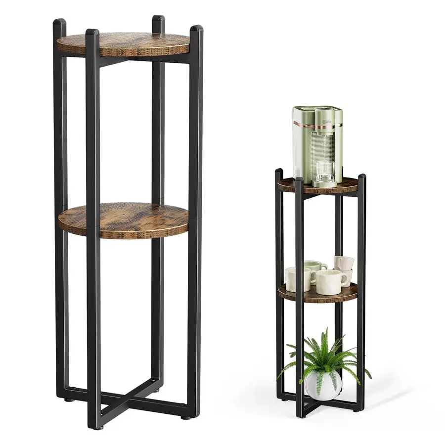 

Трехуровневая напольная подставка для диспенсера воды, подставка для бутылей с водой объемом 15 галлонов, подставка для растений, угловая подставка