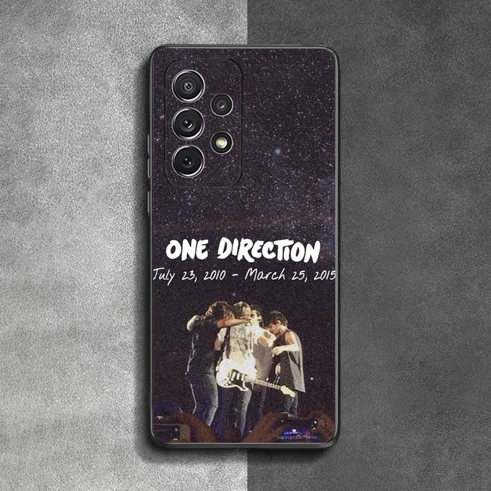 O-One D-Direction Band Phone Case For Samsung S24,23,22,30,21,10,9,Ultra,Plus,Lite,FE,Soft Silicone Black Cover