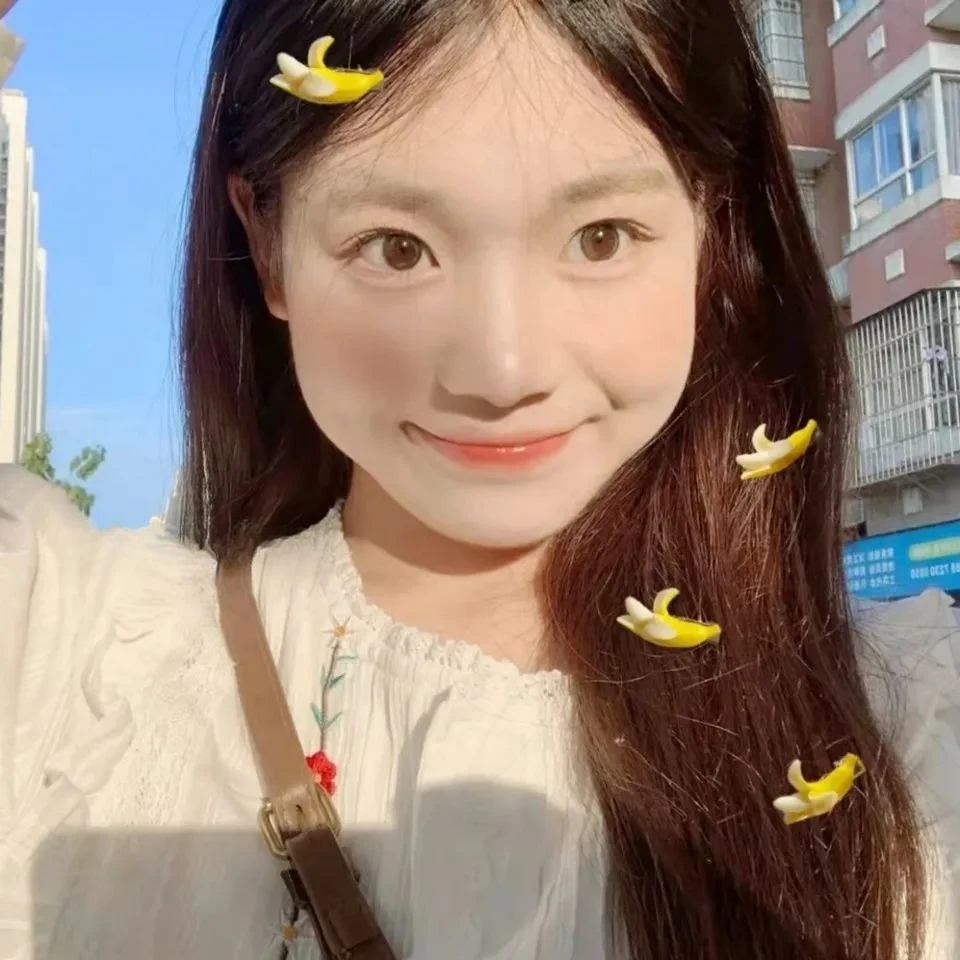 

2/5/10pcs Simulation Banana Hair Clips Hair Accessories Ins Funny Student Girl Heart Creative Hairs Clips Edge Clip Bangs Clip