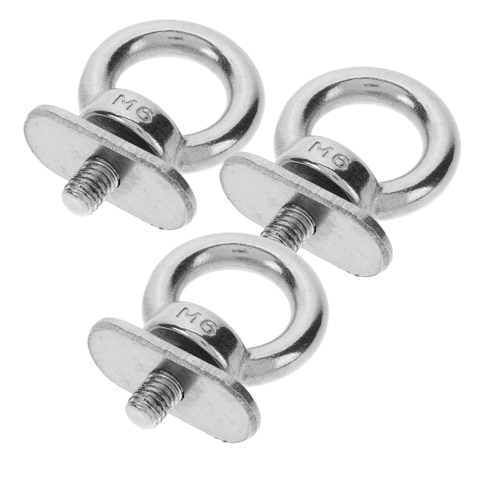

3pcs Stainless Steel Kayak Track Mount Tie Down Eyelets Boat Deck Hardware Marine Kayak Track Mounts Tie Down Jaw Slide