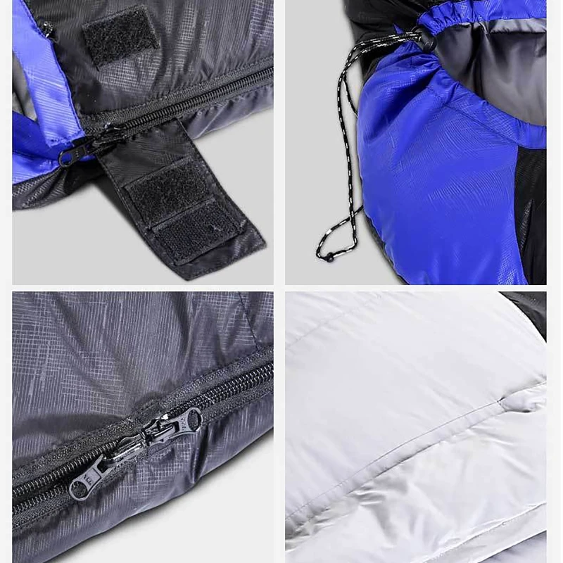 USB-Camping-Schlafsack, ultraleicht, wasserdicht, warm, mit Umschlag, Rucksack-Schlafsäcke für Outdoor-Reisen, Wandern, Heizmatte – Detail 20
