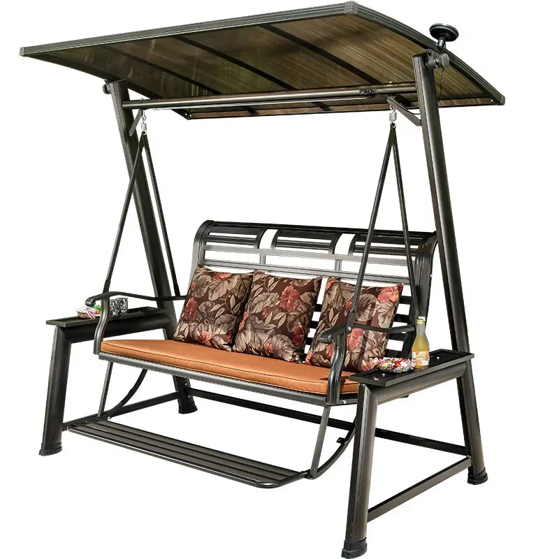 

Foot swing Outdoor courtyard Solar light Rocking chair Balcony Outdoor leisure