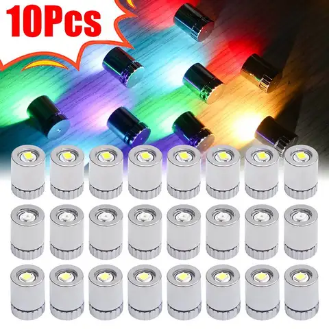 10Pcs Small Mini LED Light Battery Powered Colorful Light Bulb Electronic Toys Accessories Party New Year Holiday Decoration