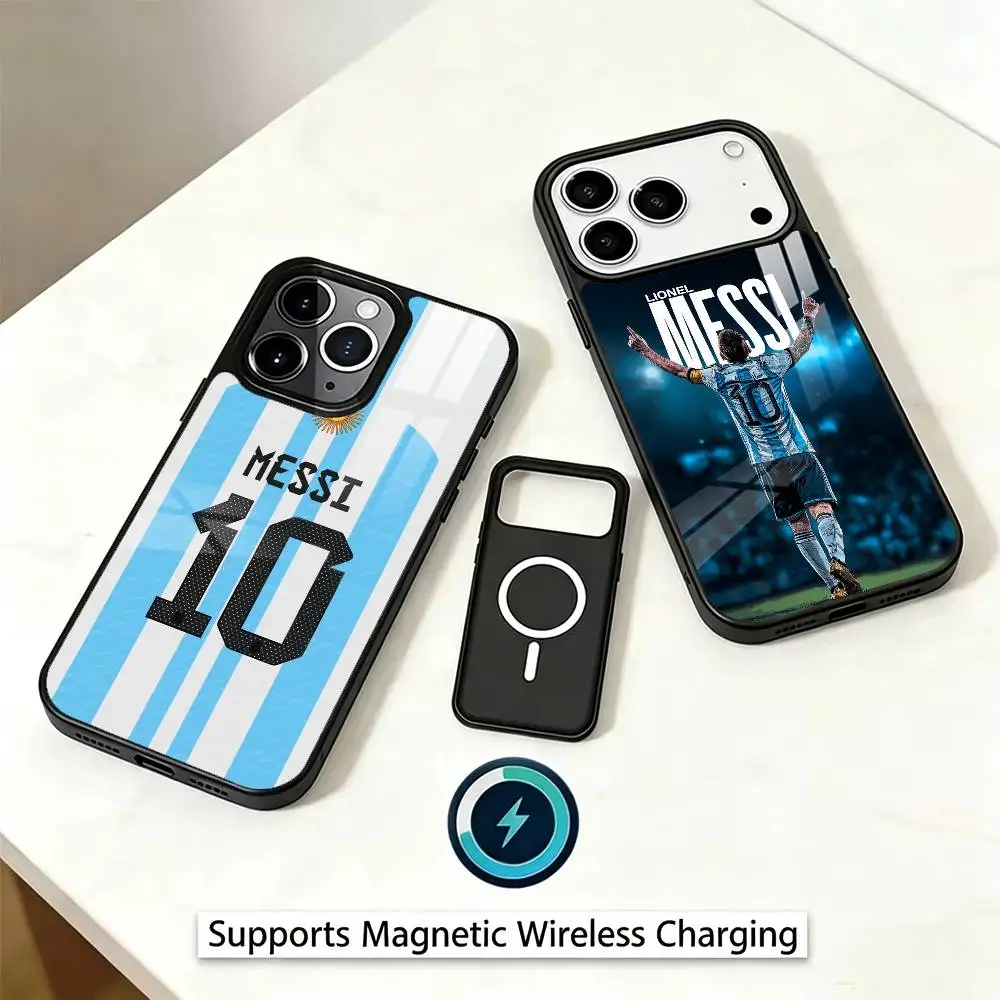 Football Star Lionel Messi gift Phone Case For iPhone17,16,15,14,13,12,11 Plus,Pro Magnetic Supports Magnetic Wireless Charging