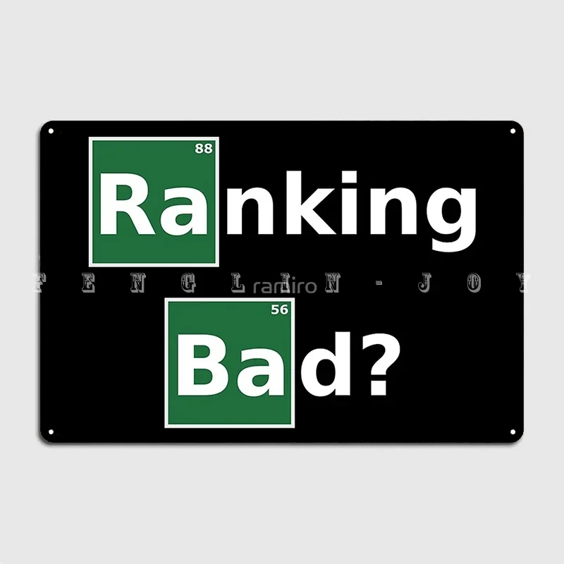 Ranking Bad? Funny White Design For Seo Experts Online Marketers Metal Plaque Poster Pub Garage Mural Painting Tin Sign Poster
