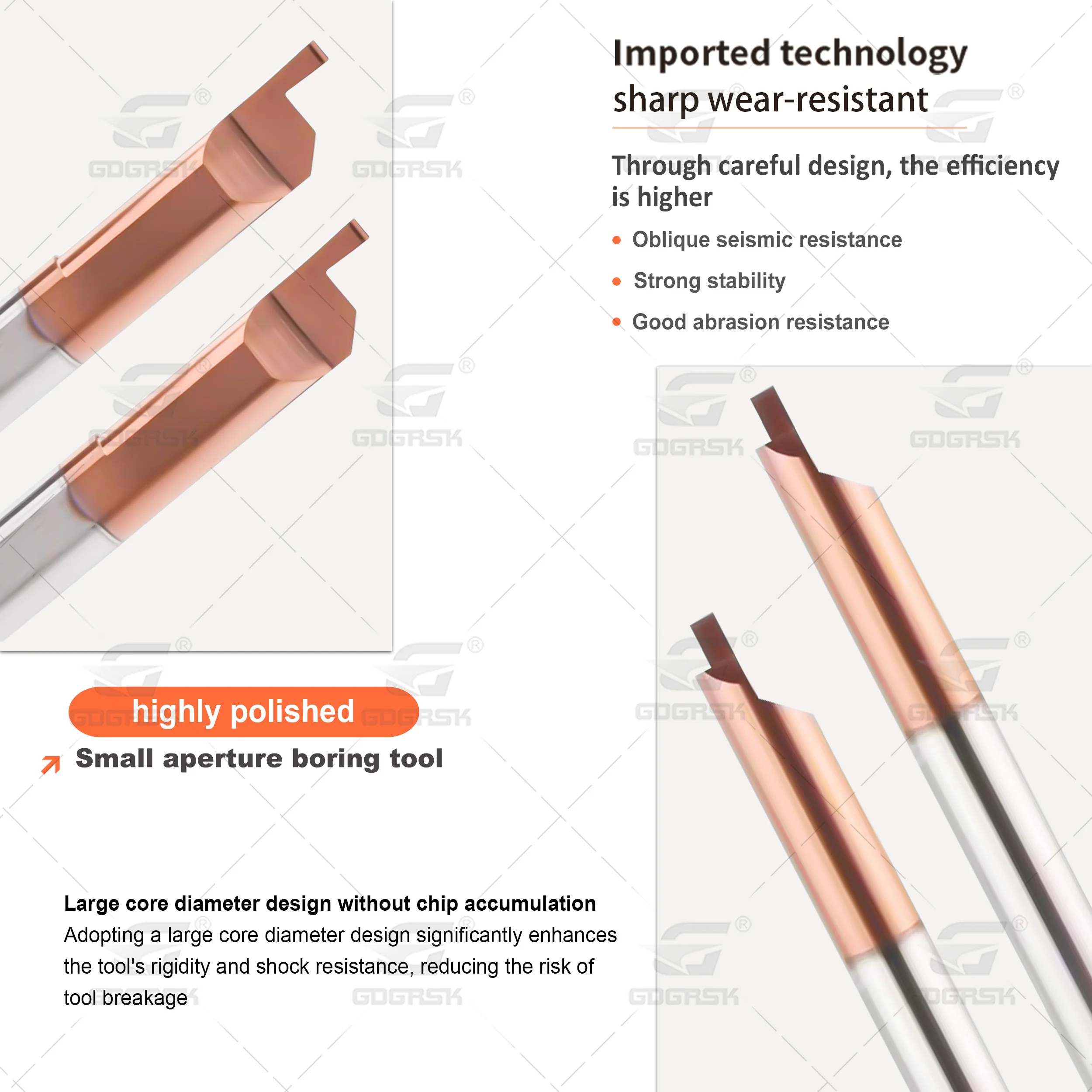 CNC Lathe Tools MFR MFL Series Small Bore Boring Tools  MFR/L4 MFR/L5 MFR/L6 MFR/L8  General Turning Small Aperture Boring Tools
