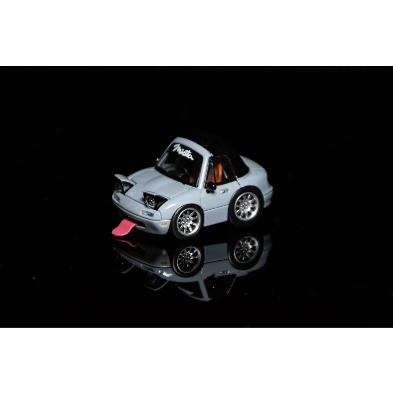MJ 1/64 Bilancia Mazda Mx5 Q Versione Miata Na Resina Modello di Auto Da Collezione Giocattolo Regalo Souvenir Display Ornamento