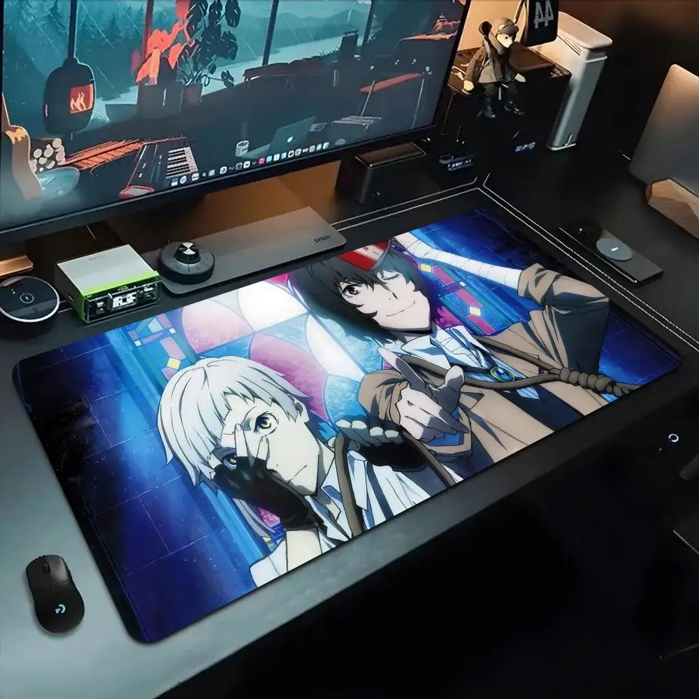 

Anime Bungou Stray Dogs Mouse Pad 500X1000 mm Large Gaming Mousepad Gamer XL Rubber Otaku Keyboard Pad Laptop Desk Mat