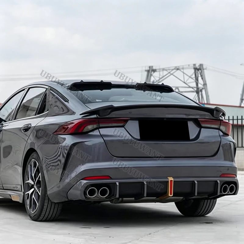 For Gac Trumpchi Empow/Dodge Attitude 2021 + High Quality ABS Car Rear Spoiler Wing Trunk Lip