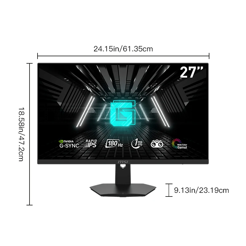 MSI 27 inch G274F Gaming And Esports Monitor IPS Screen Panel 180Hz Anti Blue Light