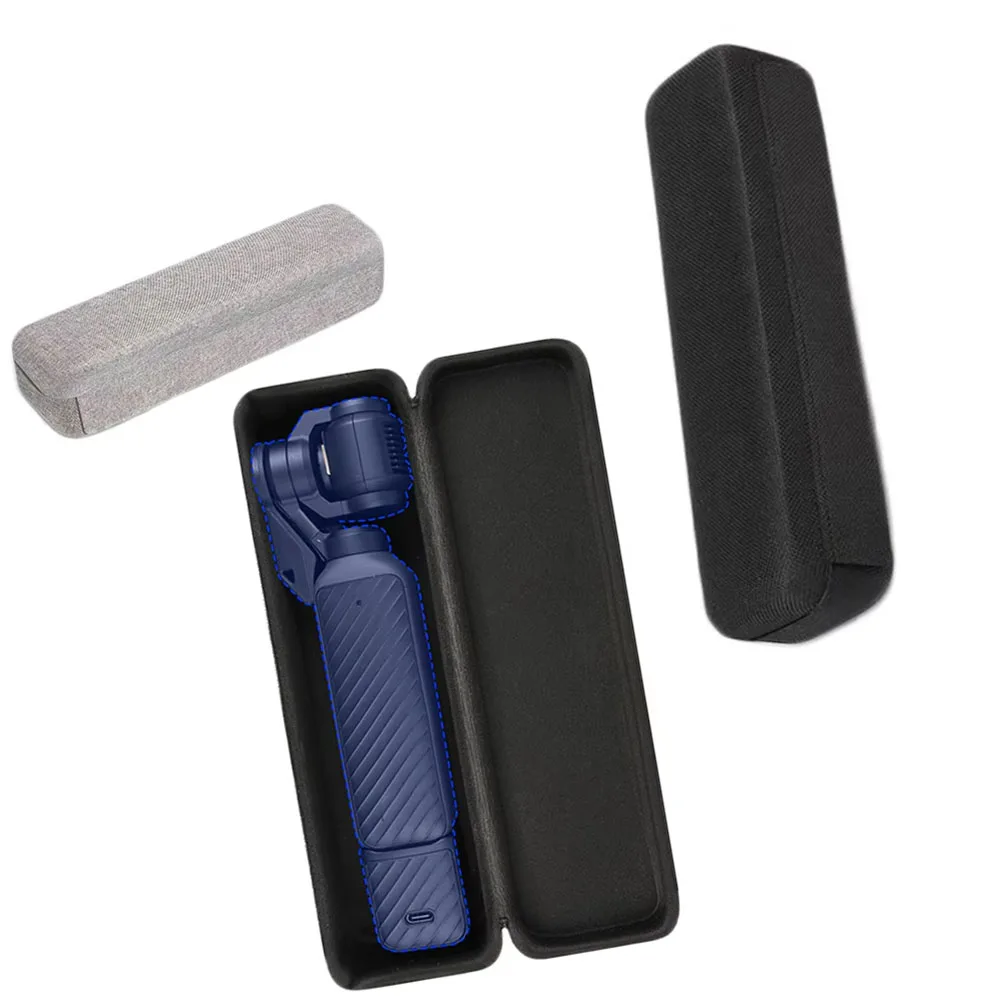 

for DJI Pocket 4 Carrying Case Ultra Portable Pocketable 1:1 True Fit Mold Oxford Splashproof Hard Shell Shockproof Black Gray