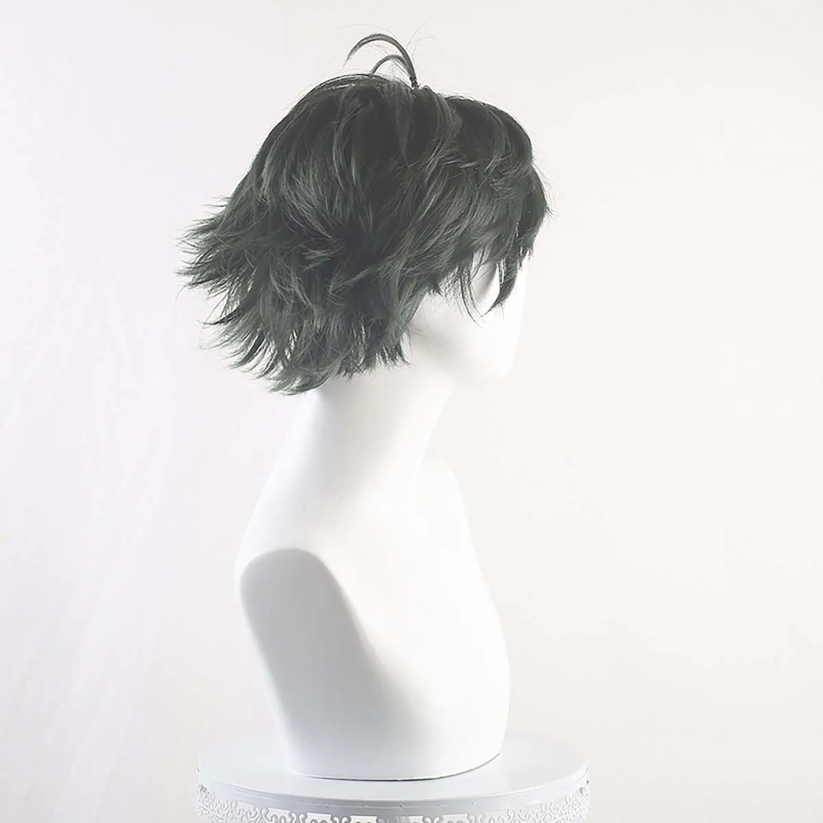 Parrucca sintetica per capelli corti verde scuro Anime SPY FAMILY Cosplay Daimon Desmond per uomo