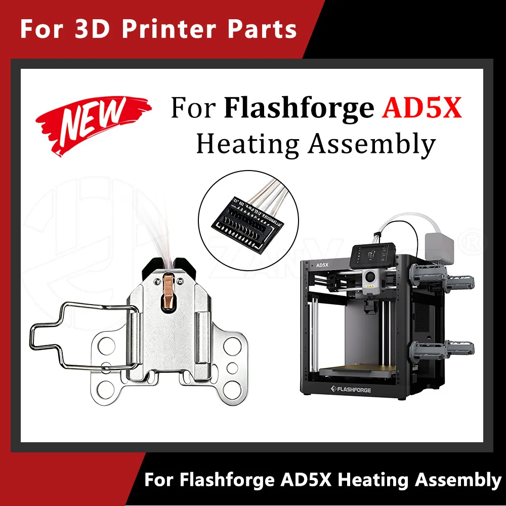 

For Flashforge Adventurer 5X 3D Printer Hotend Heating Assembly Complete Extruder Nozzle Kit AD5X 3D Printer accessories