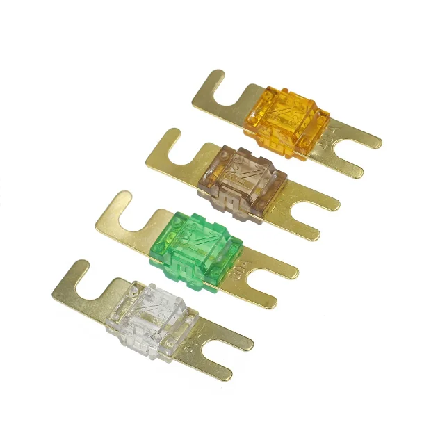 ANL Gold Plated Blade Bolt U Type Fuses Audio Sound Fuses 20A 30A 40A 50A 60A 70A 80A 100A 125A 150A 175A 200A 32V