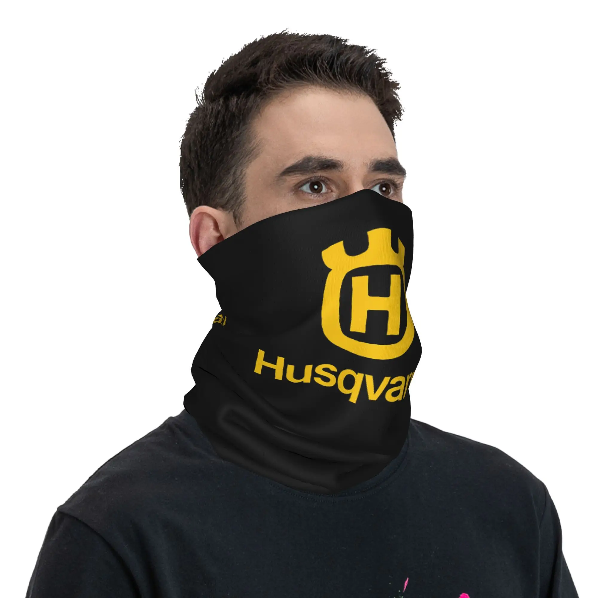 Motor Racing Motorcycle Husqvarnaed Bandana Neck Cover Printed Balaclavas Mask Scarf Warm Cycling Running Men Adult Breathable