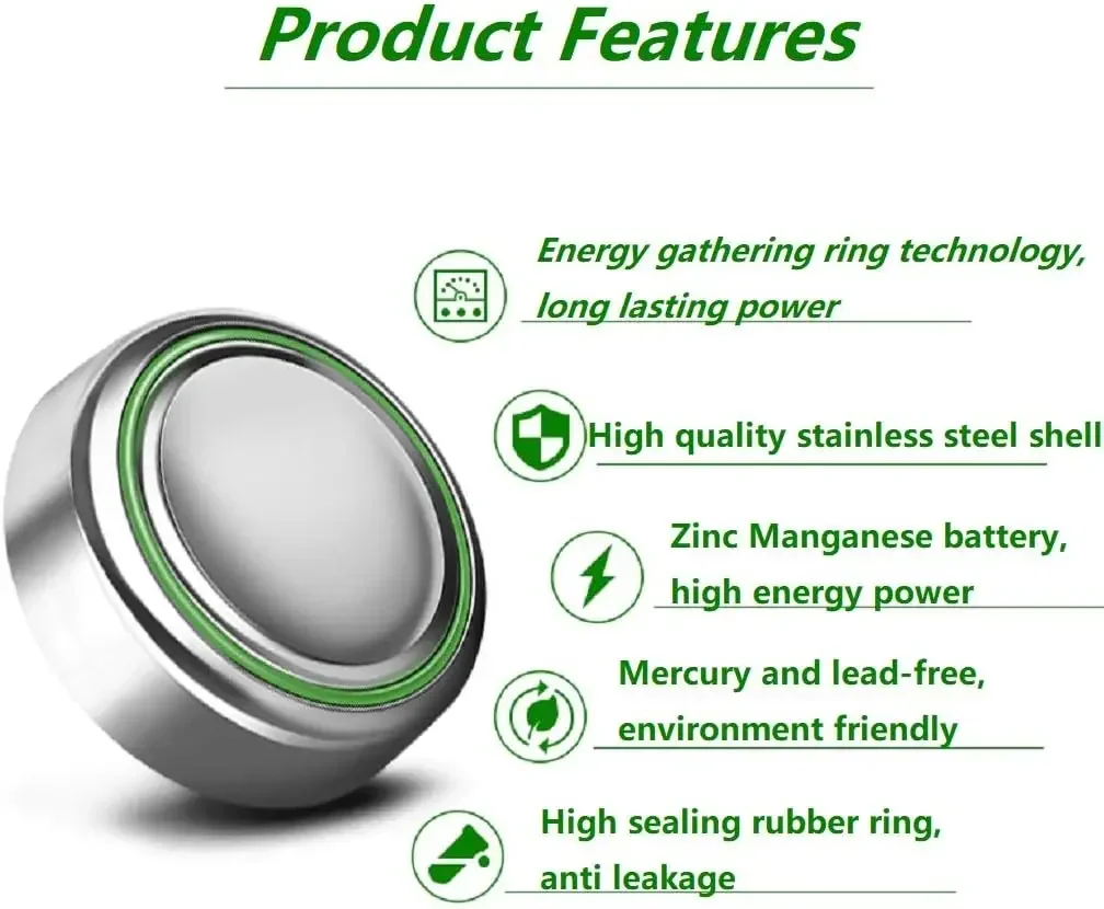 10-80PCS LR920 AG6 Button Batteries SR920SW 171 371 370 LR69 LR921 G6A SR920 1.55V Alkaline Coin Cell Watch Battery