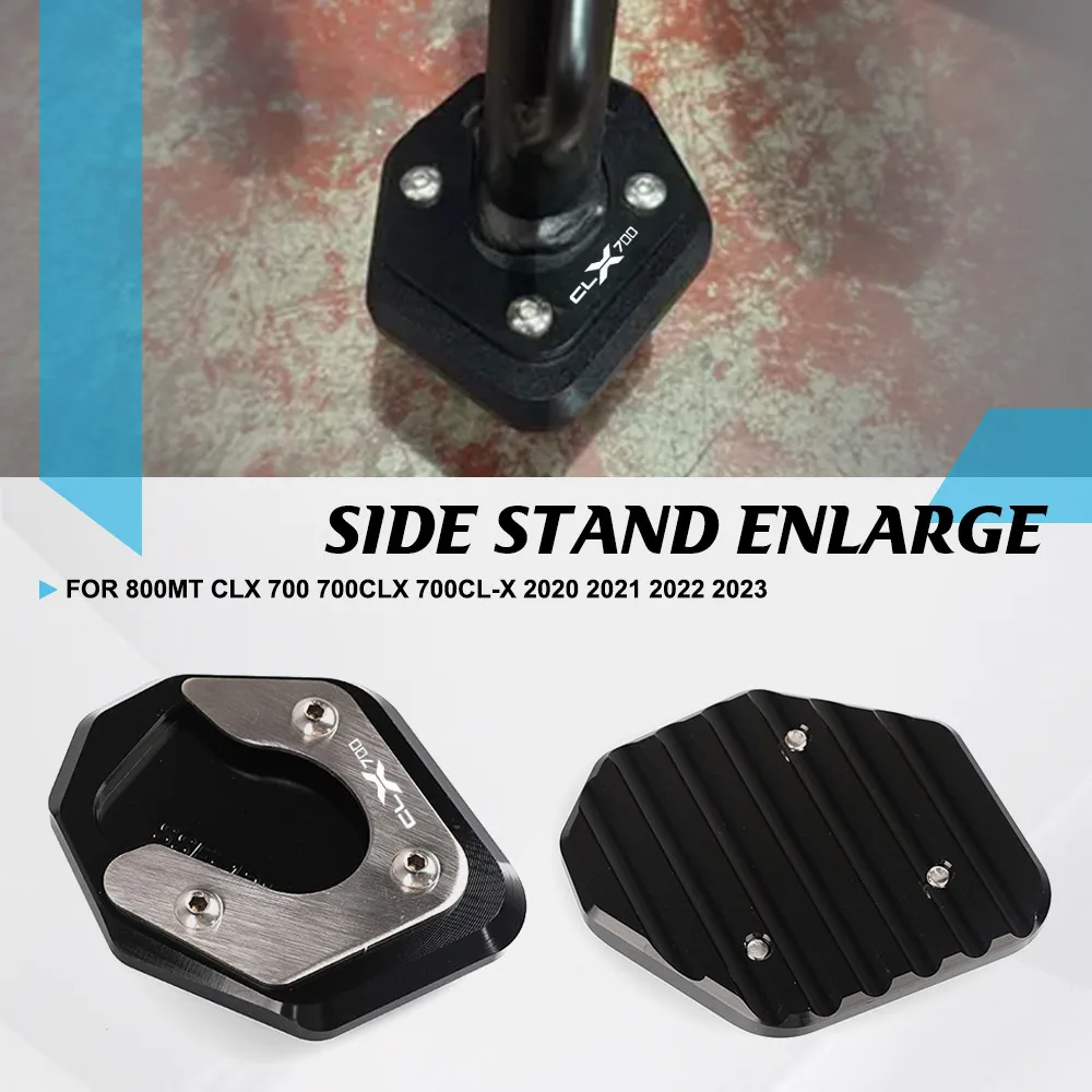 

FOR CFMOTO 800MT CLX 700 700CLX 700CL-X 2020 2021 2022 2023 Motorcycle Kickstand Foot Side Stand Support Extension Enlarger Pad
