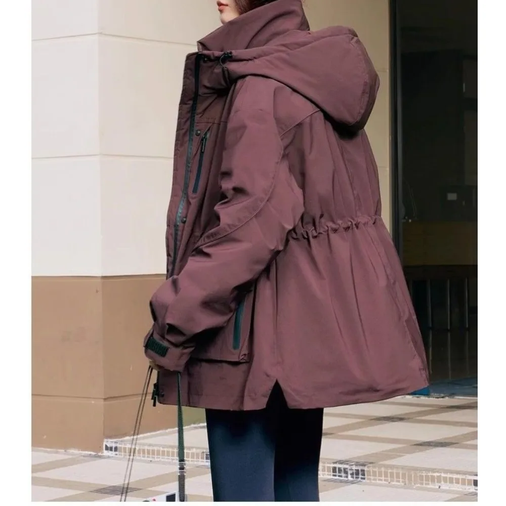 2025 New Fashion Design Casual Solid Color Simple Style Coat