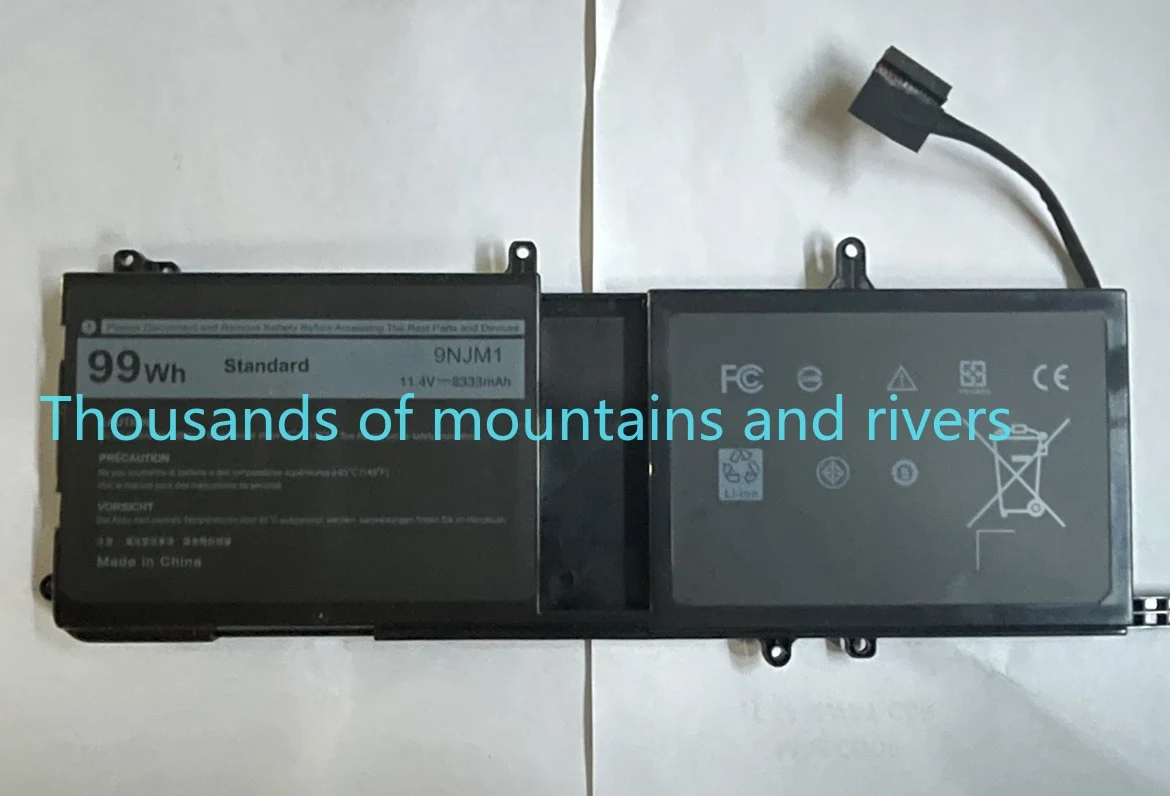 

New 9NJM1 Laptop Battery For Dell Alienware P31E P69F 44T2R HF250 MG2YH 15 R3 R4 17 R4 R5 Series Notebook 11.4V 99WH