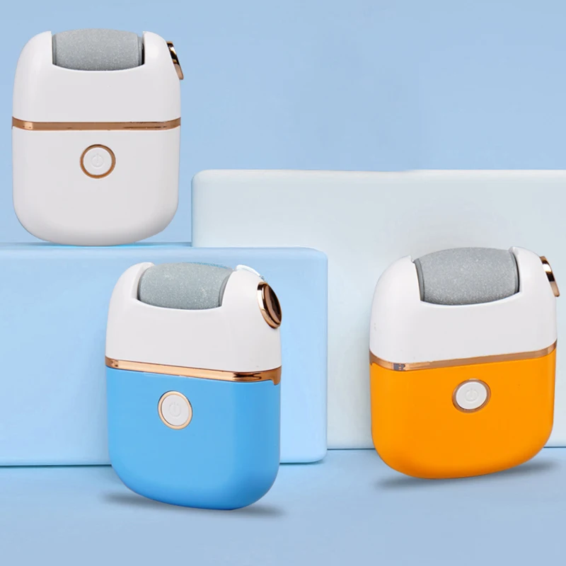 Moedor elétrico de pés, ferramenta de cuidados com os pés para remover pele morta e calosidades, máquina recarregável de cuidados com o calcanhar e pedicure