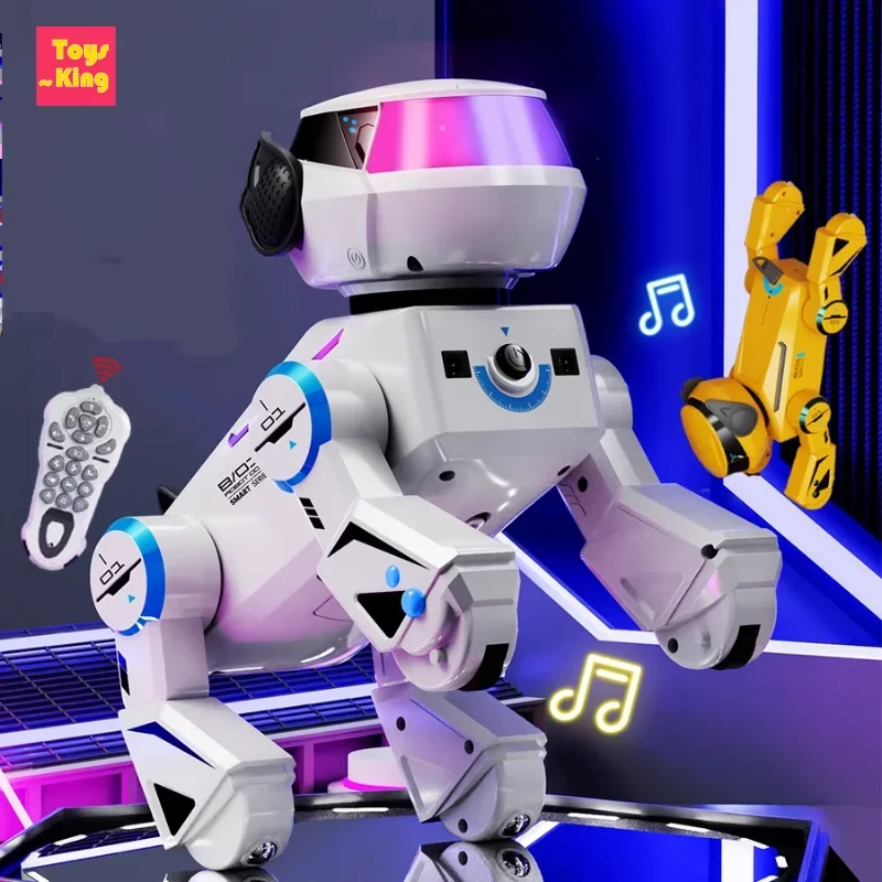 

Remote Control Stunts Dog Robot Intelligent Touch 3 Generation Technology Version Music And Dance Animal Kids Toys Boys Gifts