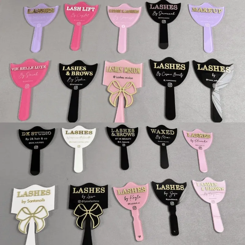 Lash Artist Social Media Face Prop Personalised Aesthetics Sign Lash Sign Salon Decor Eyelash Beauty Studio Gift Custom
