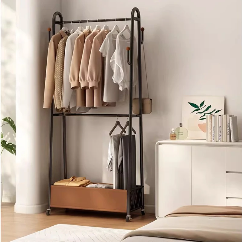 

Mobile Metallic Home Coat Rack Standing Hanging With Wheels Coat Rack Interior Floor Recibidor Para Entrada Cabinet Furniture