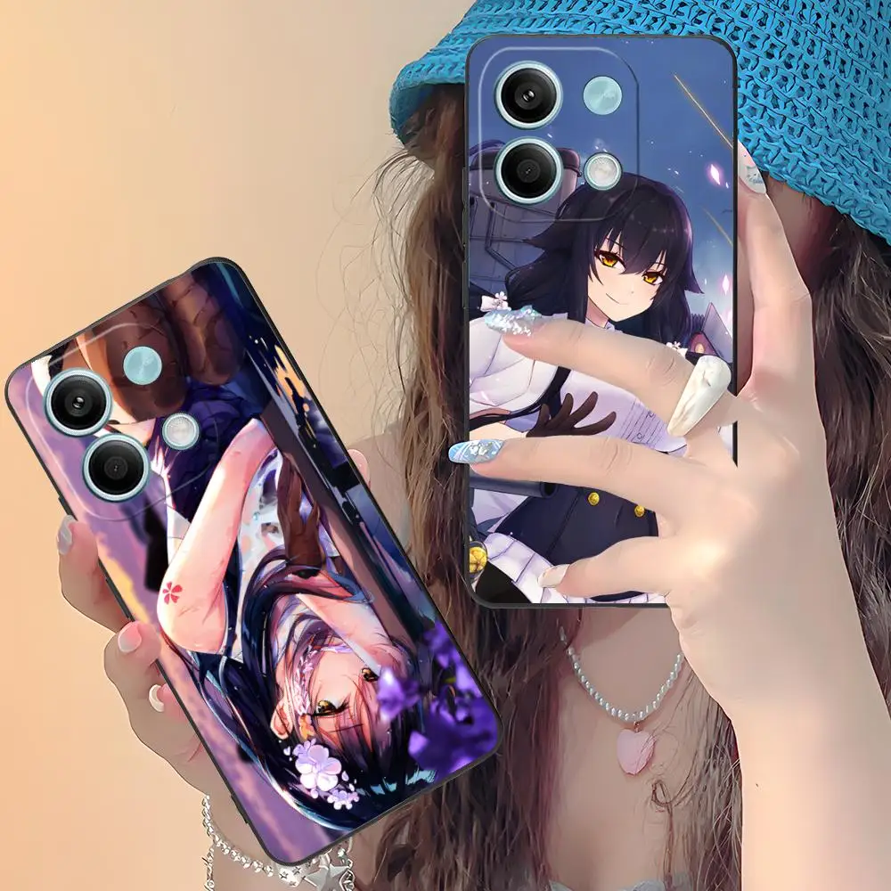 Azur Lane Azuma حافظة هاتف محمول لهاتف Xiaomi Redmi Note 14 13 12 11 S Pro Plus 4G 5G غطاء حماية ملون فاخر للهواتف المحمولة