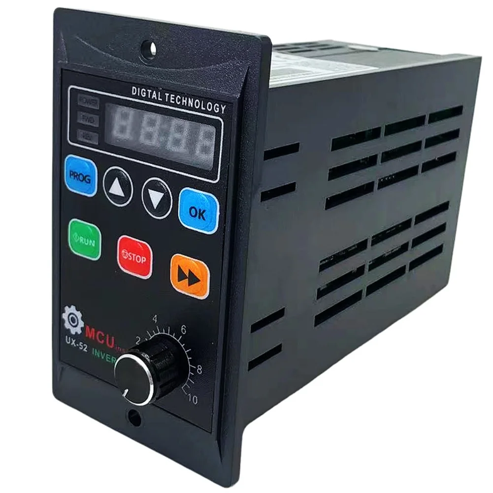 

Variable frequency drive inverter single phase input three phase output with rated voltage AC220V for 450 750 1100 watt motors