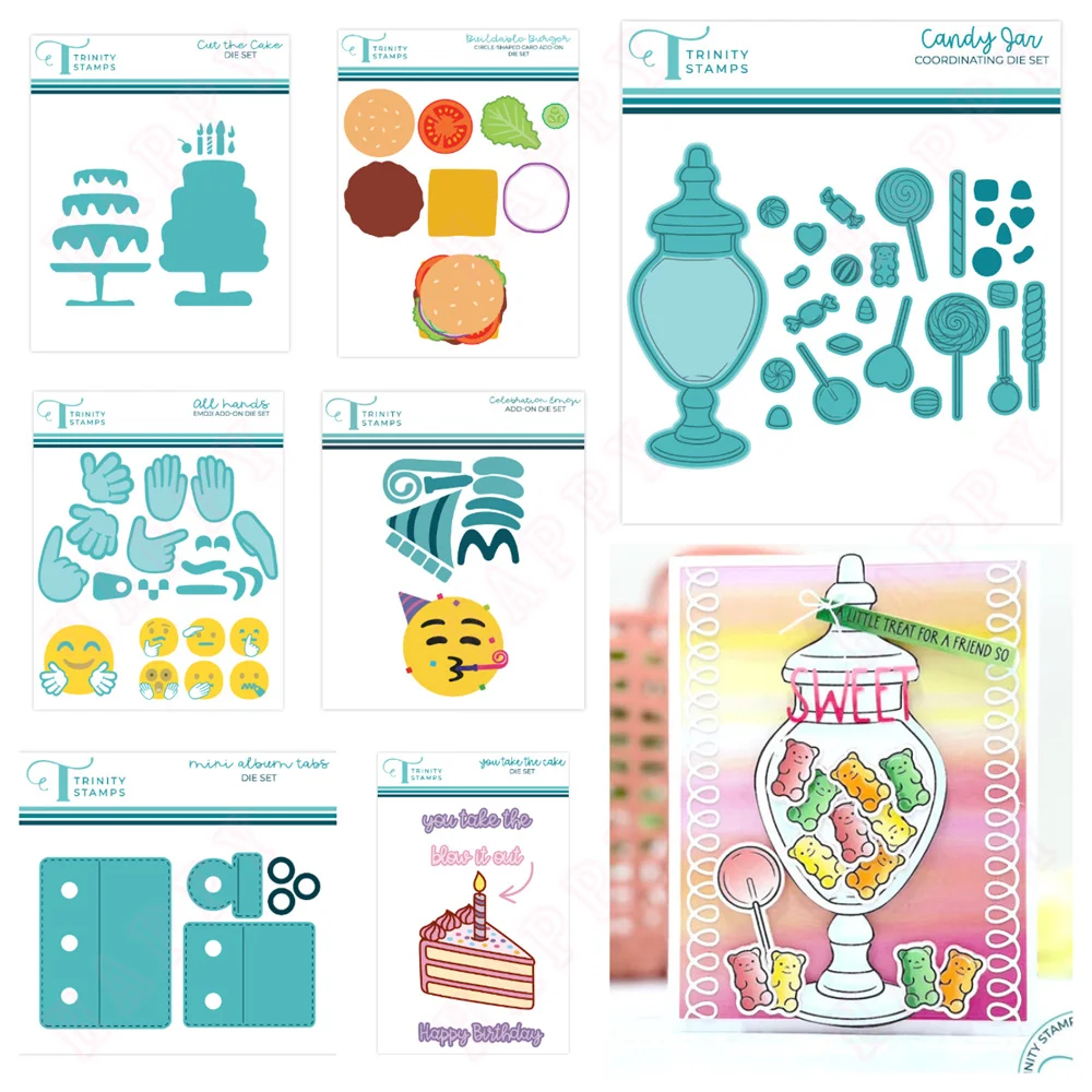 

New Mini Album Tabs Die Metal Cutting Dies Stamps for DIY Craft Making Greeting Card Scrapbooking Decoration Embossing Template