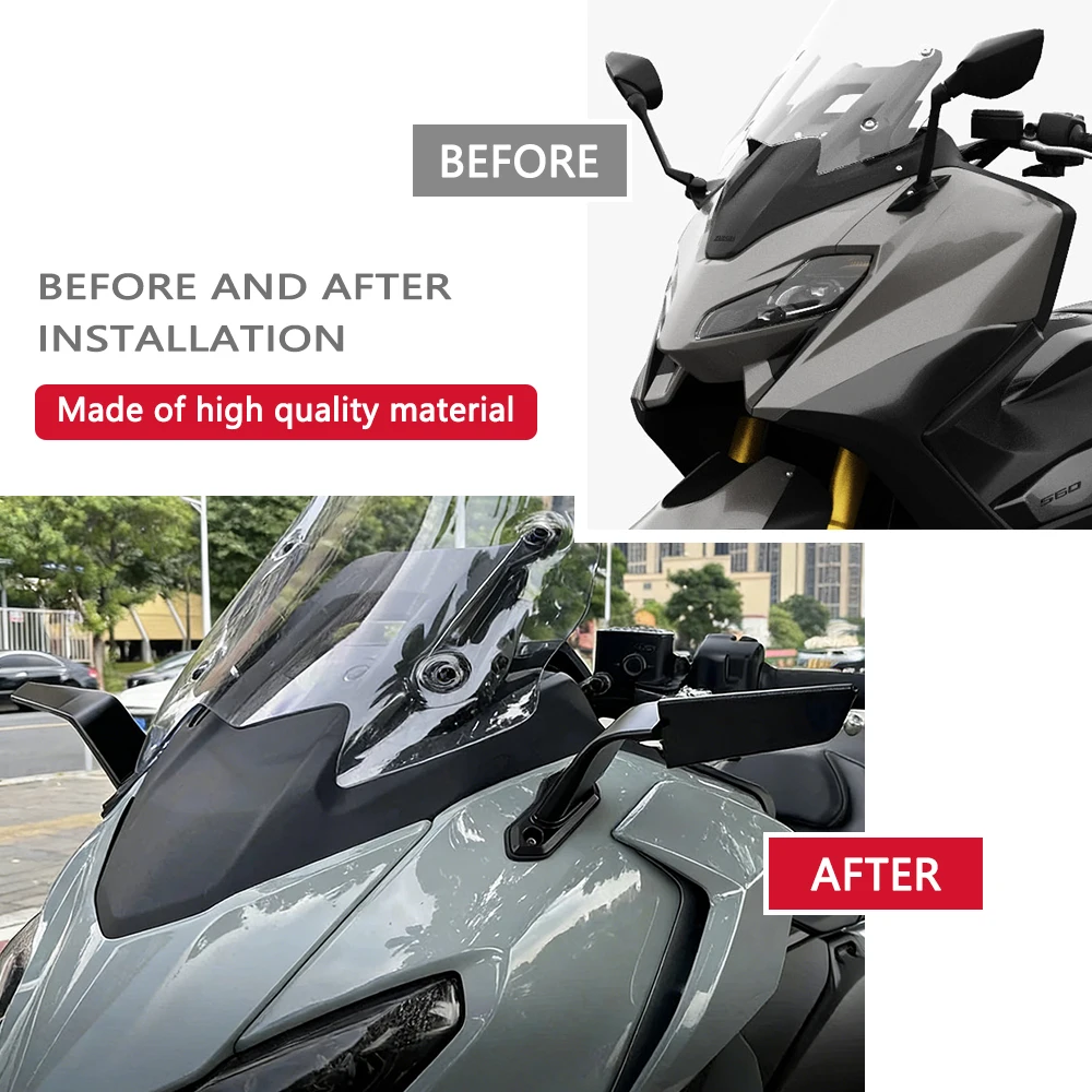 Motorcycles Wind Wing Side Mirror Stealth Rearview Mirror Winglet For Yamaha T-MAX 560 TMAX 560 T-Max560 Tech Max 2025