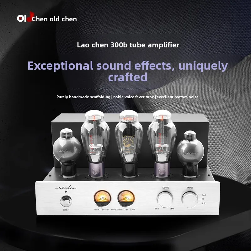 BREEZE 2027 – Completely Upgraded Old chen 300B Single-ended Pure Class A Vacuum Tube Amplifier, Home Audio Stereo Power Amp