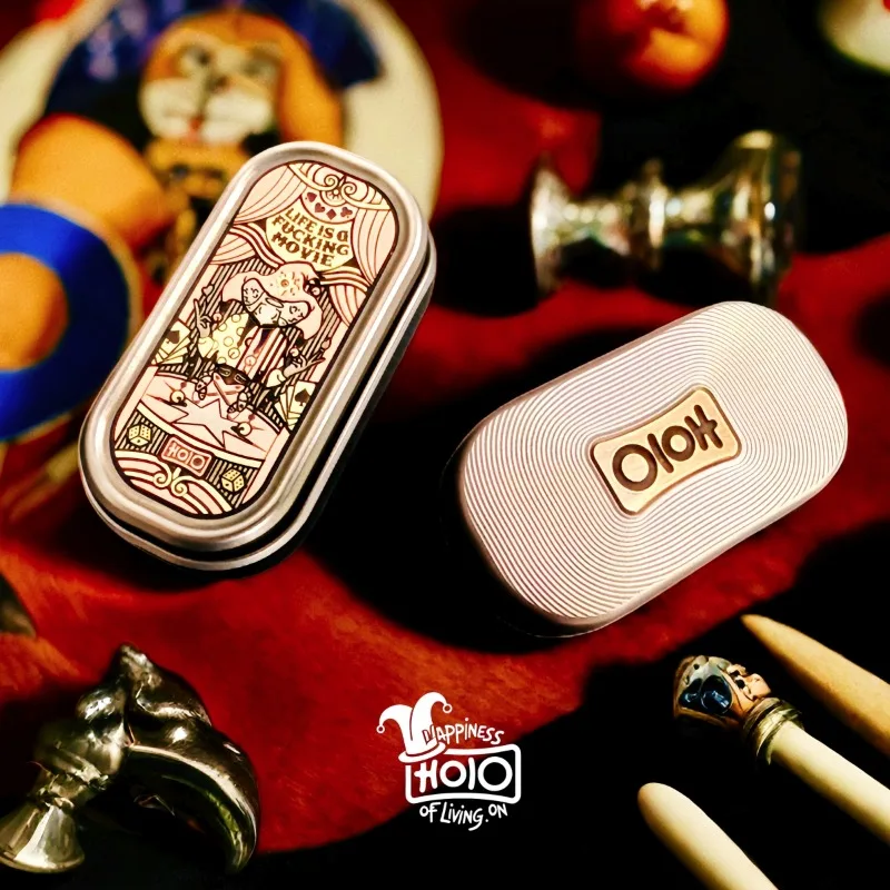 

HOLO EDC Механический металлический абзац с прямым нажатием на кончиках пальцев, декомпрессионная настольная игрушка