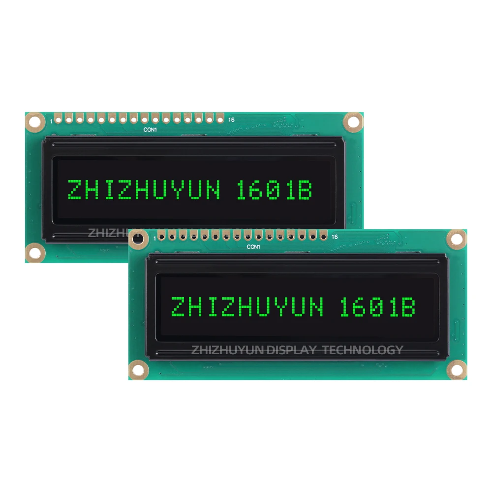 EH1601B True OLED Display Screen LCM Screen BuiIt In WS0010 Black Background And White Lettering 161