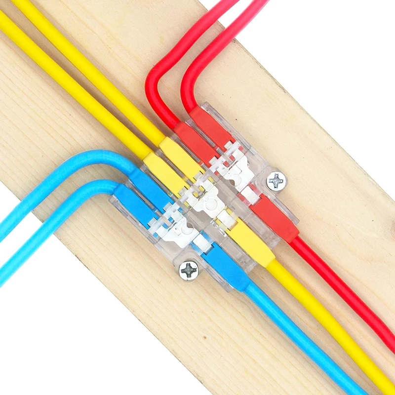 Wire Wonnector In 0.5-6mm2 Fast Electrical Distributor Cable Connector Plug-In Wire Terminal Block Connector 3 In 6 Out