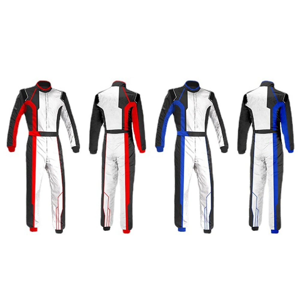 Motorrad-Einteiler, wasserdichte Go-Kart-Anzüge, verschleißfester Racing-Einteiler, elastische Onesies, Polyesterfasern, Biker-Kleidung, S-4XL