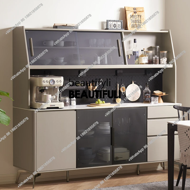 

Современный минималистичный шкаф-сервант из массива дерева, кухонный шкафчик, винный шкаф