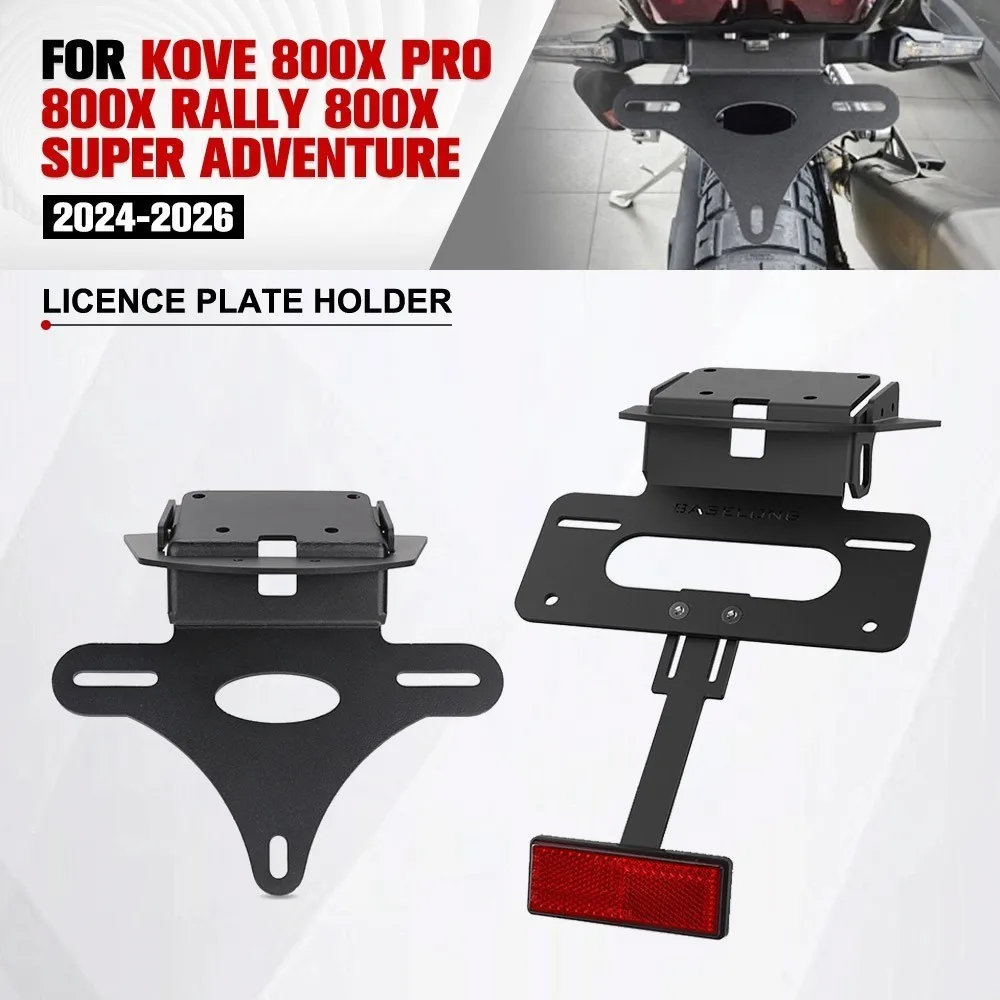 NEW FOR KOVE 800X Pro 800X Rally 800X Super Adventure 2024 2025 2026 License Plate Holder Rear Tail Tidy Fender Eliminator Kit