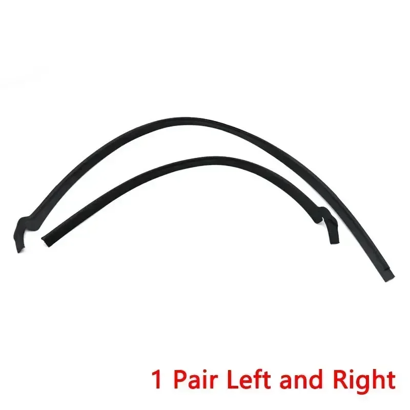 Duendhd Garniture De Poteau De Pare-Brise Gauche Pour Mini R55 R56 R57 - Moulure Extérieure Noire Brillante