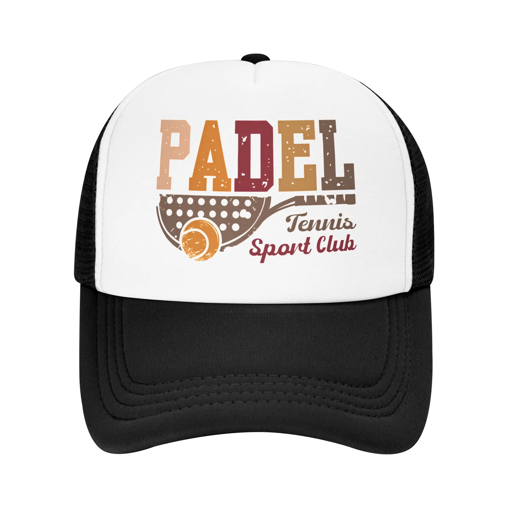 Classic Unisex Padel Tennis Sport Club Trucker Hat Adult  Adjustable Baseball Cap Women Men Outdoor Dad Hat