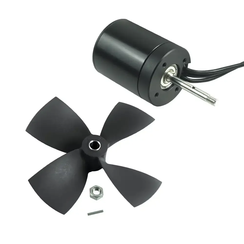 Flipsky 5062 160KV Waterproof Brushless DC Motor 1100W IP58, with Propeller, Front/Rear Shaft for Underwater Thruster Efoil